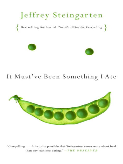 Title details for It Must've Been Something I Ate by Jeffrey Steingarten - Available